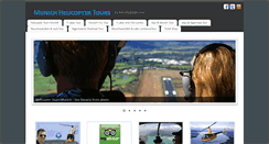 Desktop Screenshot of helicopter-tours-munich.com